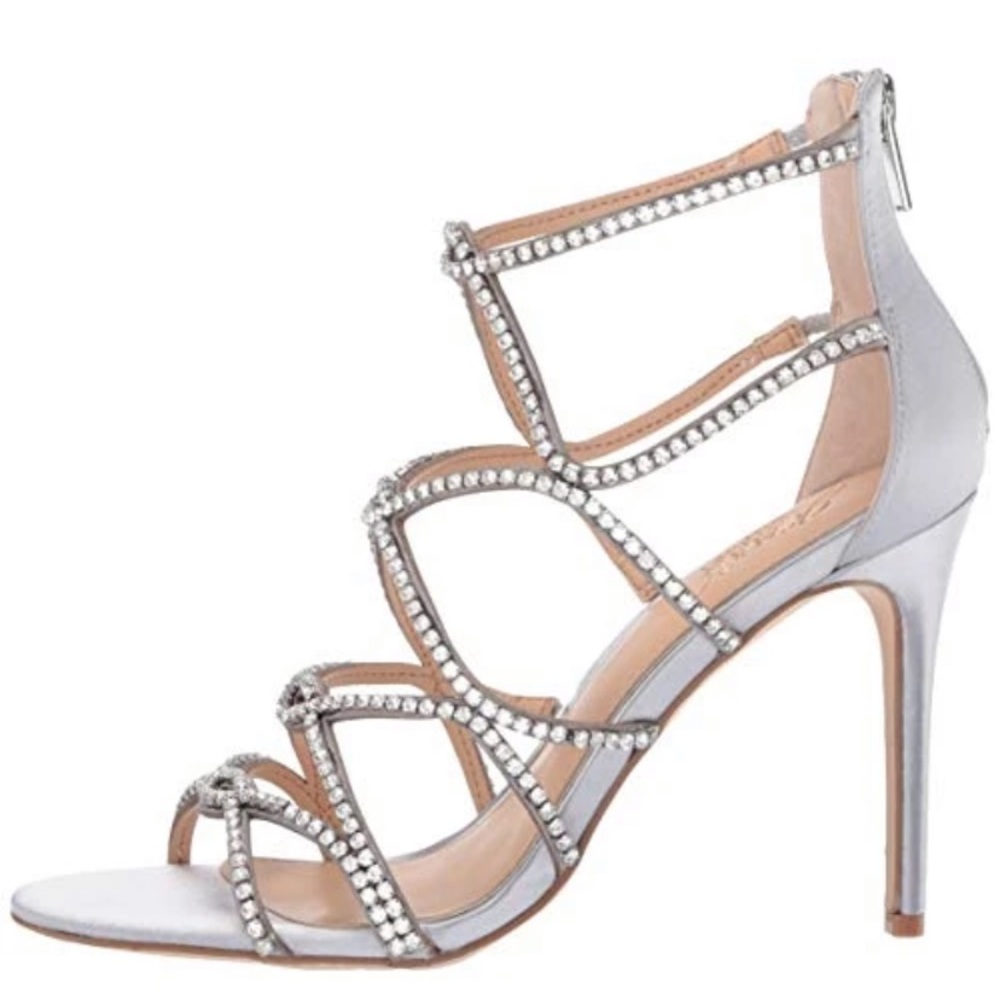 NWOB Jewel by Badgley Mischka Delancey Heels 10